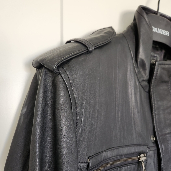 Danier Leather Men's Moto jacket - Picture 2 of 8